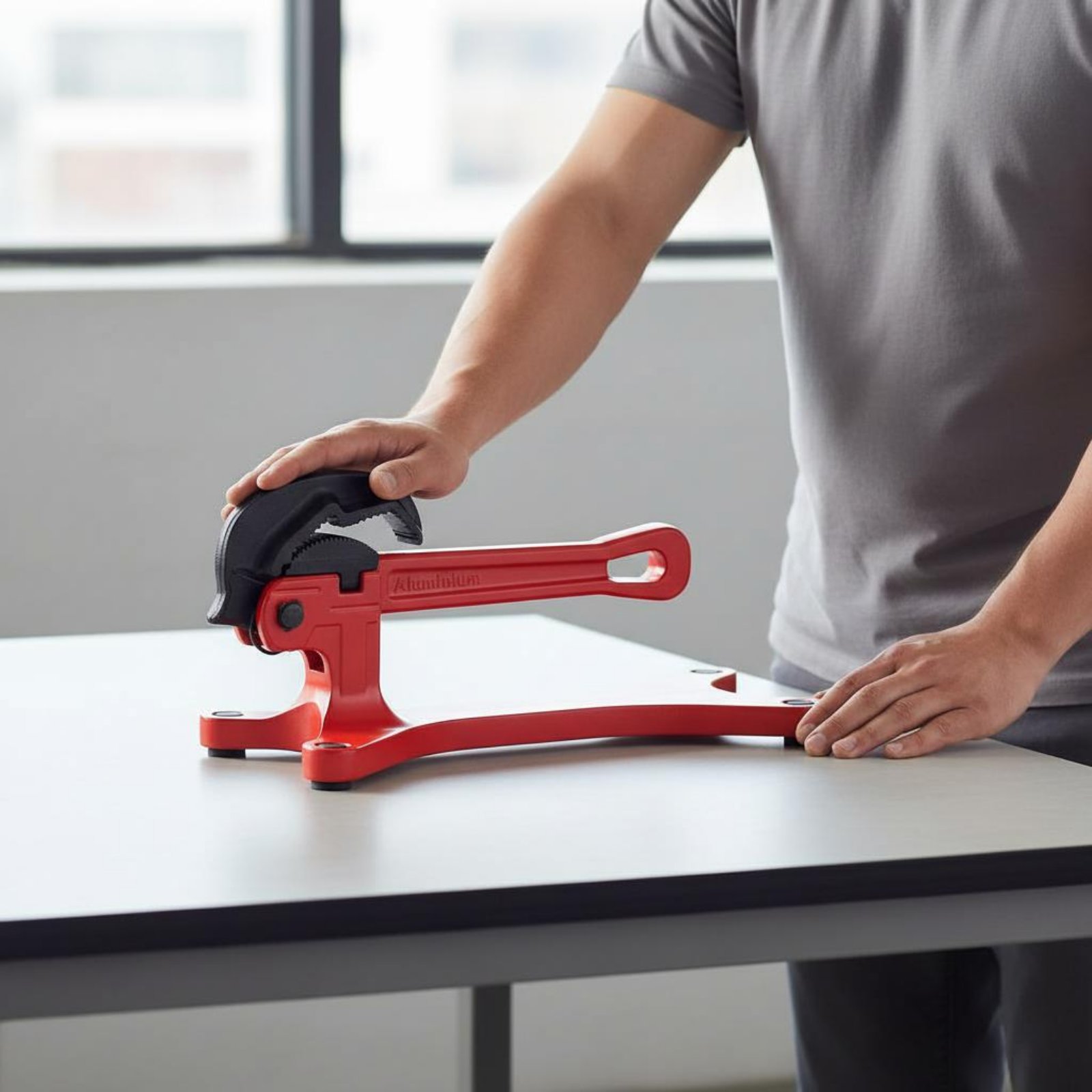 Hand Tools In Workshop - Самозажимной трубный ключ, портативный, саморегулирующийся, ручной