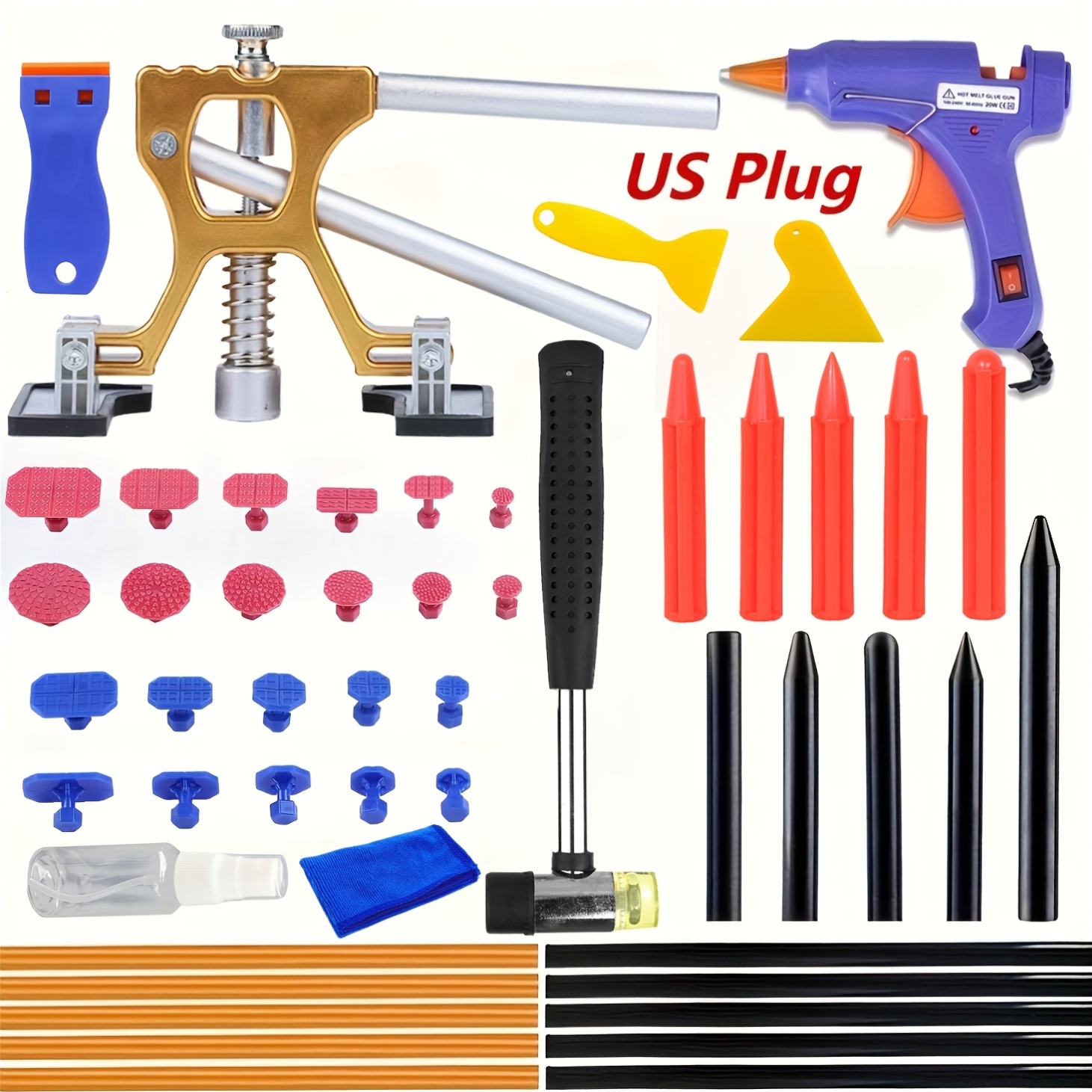 Tools In Mechanic Workshop - Новый регулируемый набор для ремонта вмятин