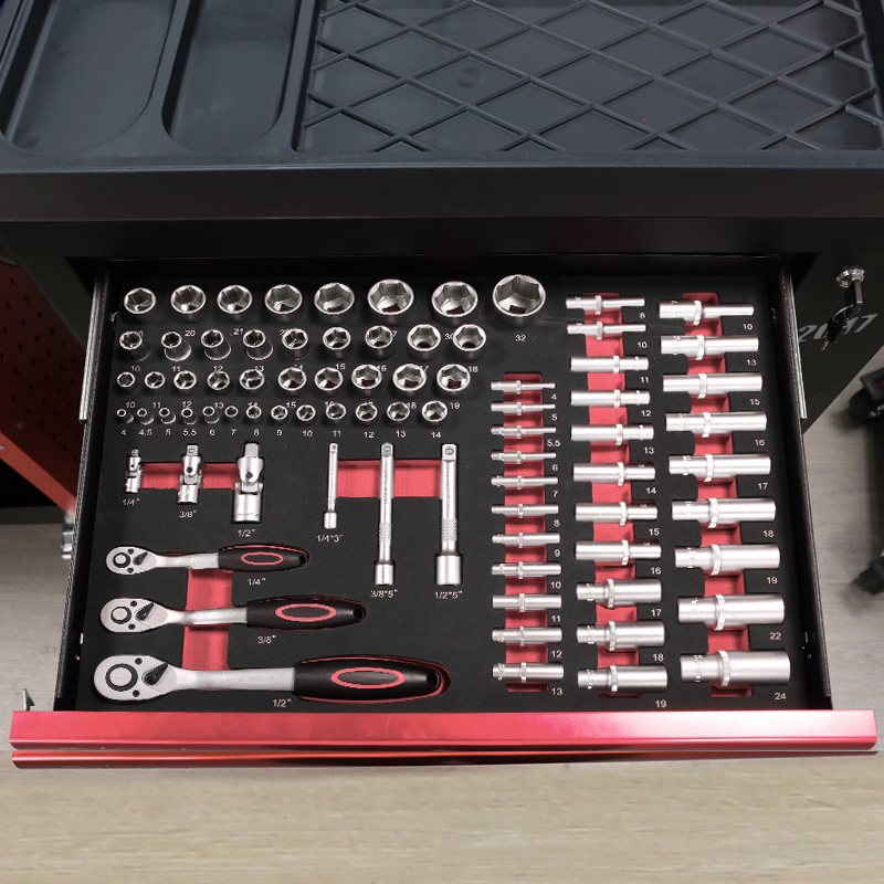 Тележка для инструментов с 7 я – обзор и цена Tools Trolley For Workshop