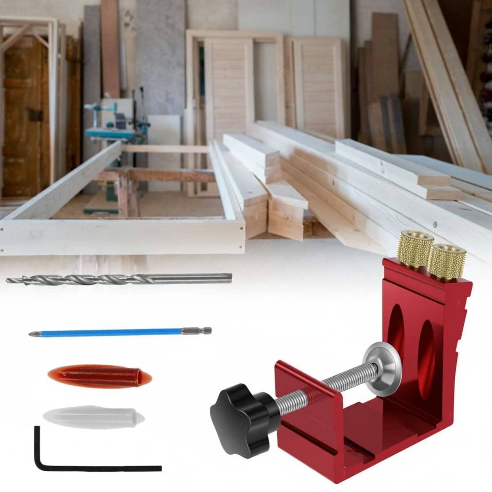 Угловой сверлильный шаблон 15  – обзор и цена Workshop Joinery Tools