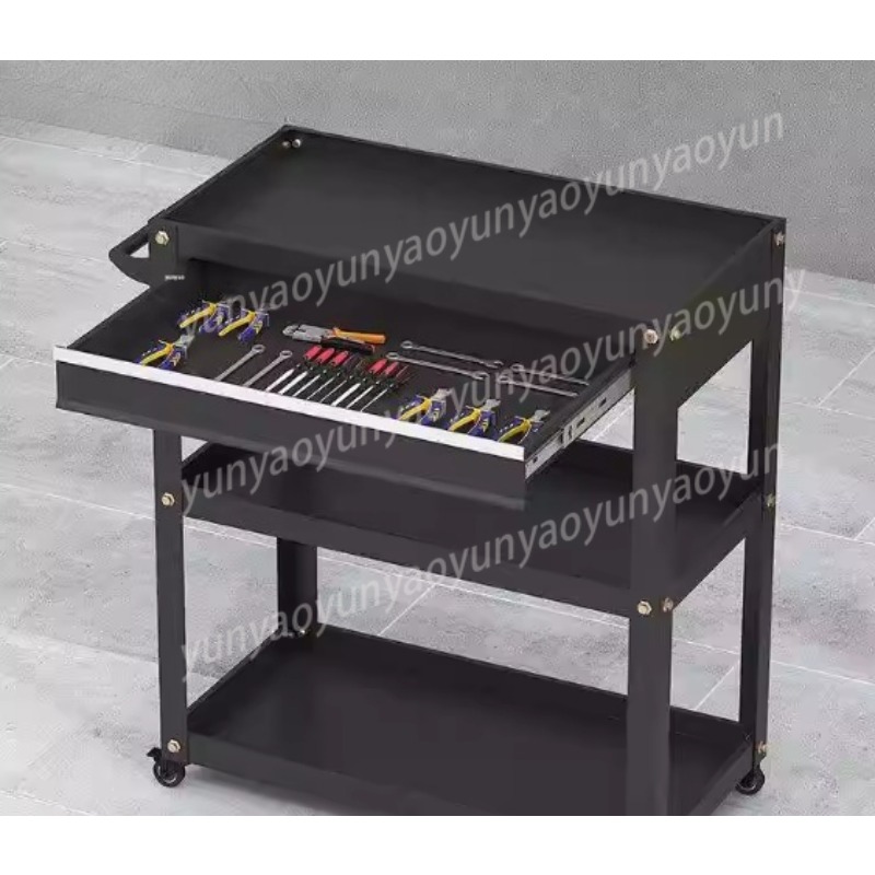 Усиленная 3-ярусная тележка на – обзор и цена Tools Trolley For Workshop