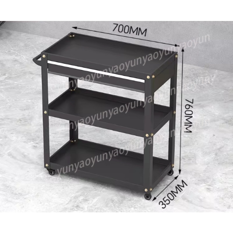 Усиленная 3-ярусная тележка на – обзор и цена Tools Trolley For Workshop