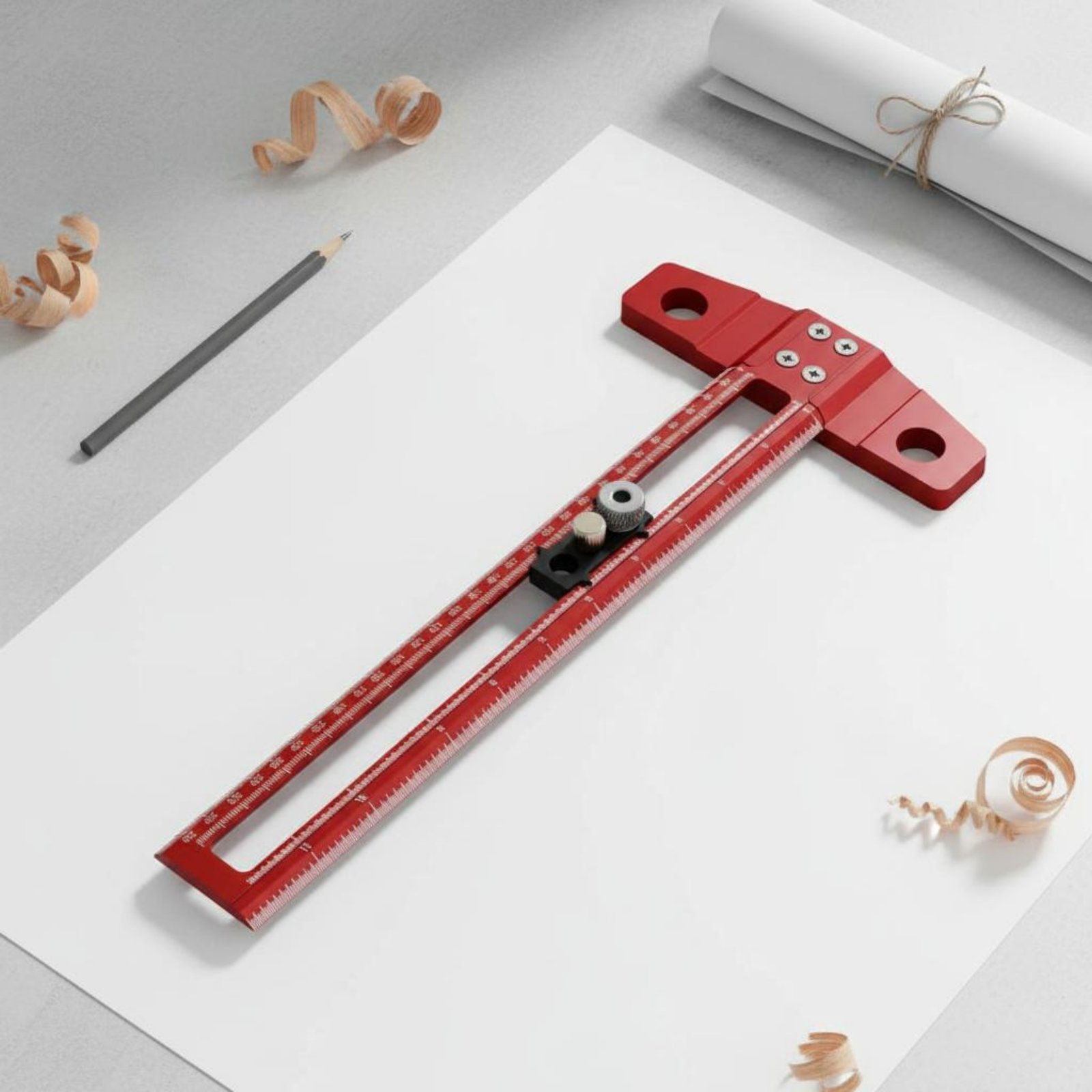 Т-образная линейка с лазерной  – обзор и цена Workshop Marking Tools