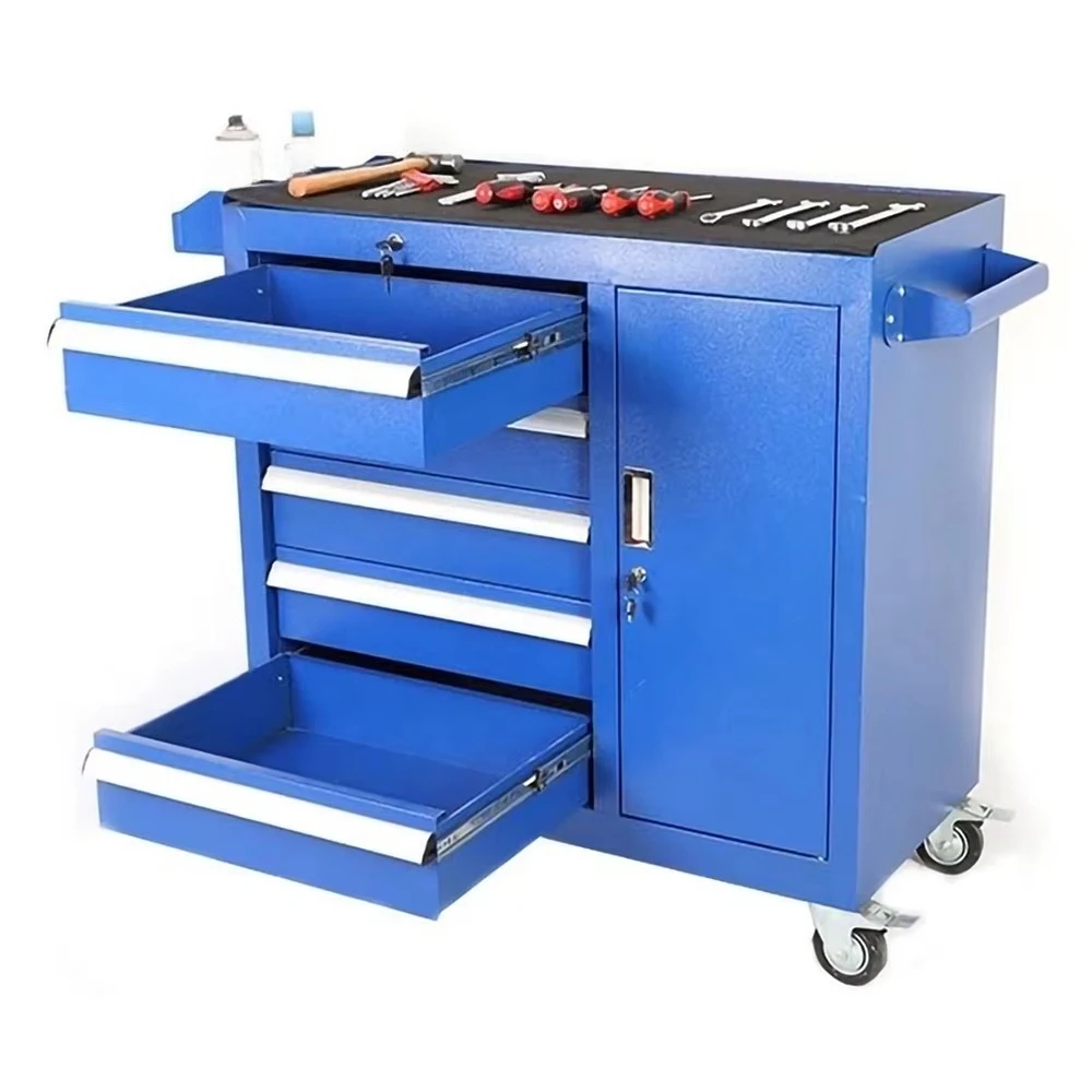 Металлическая тележка-органайз – обзор и цена Tools Trolley For Workshop