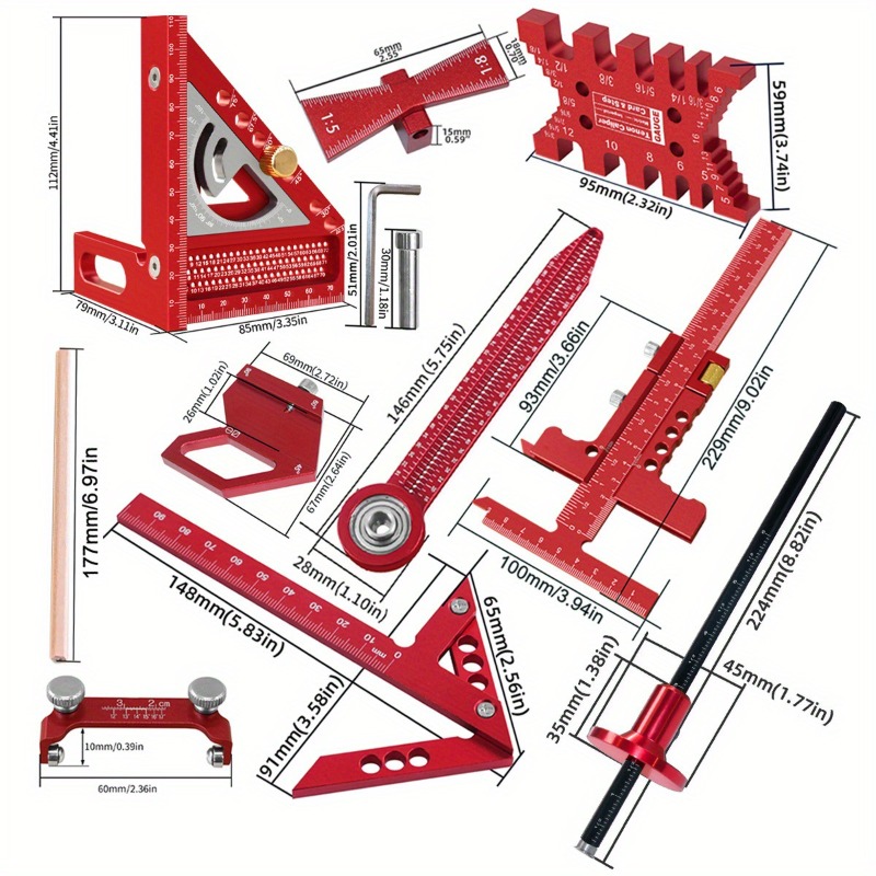 Многофункциональный набор для  – обзор и цена Workshop Joinery Tools