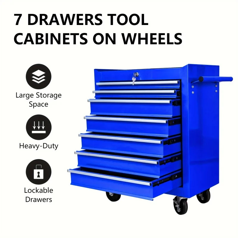 Синяя многофункциональная теле – обзор и цена Tools Trolley For Workshop