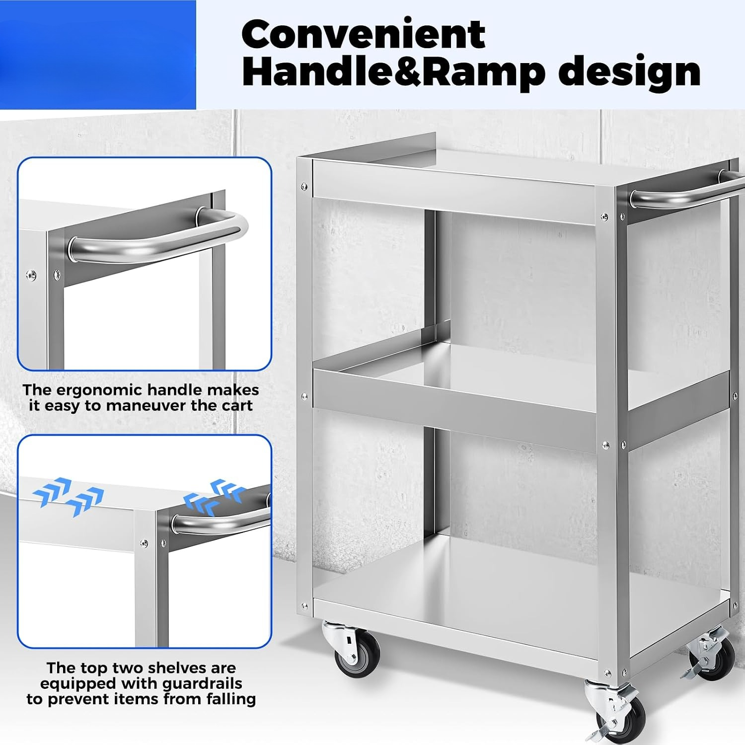 Трехуровневая передвижная теле – обзор и цена Tools Trolley For Workshop
